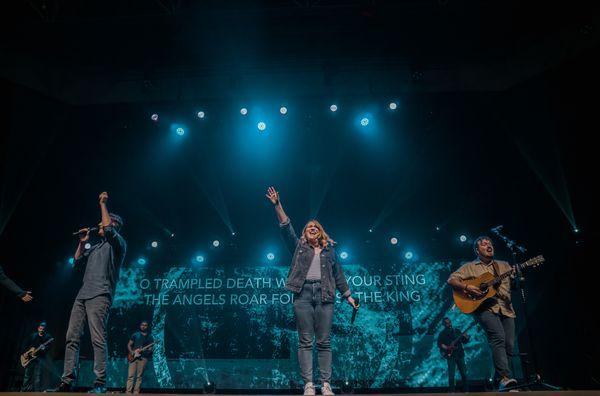 Worshipping at our Lakewood Ranch Campus!