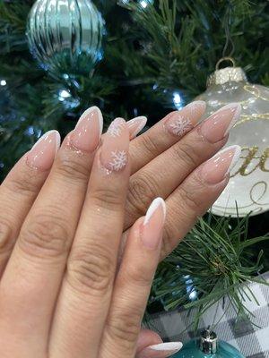 Holidays acrylic nails