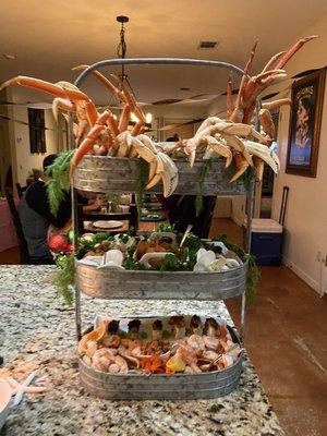 Seafood tower perfect for any occasion!