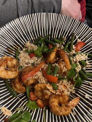 Green bean wok with Shrimp