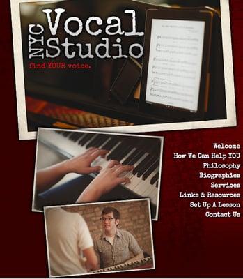 The NYC Vocal Studio is the place for musical theater and pop/rock voice lessons