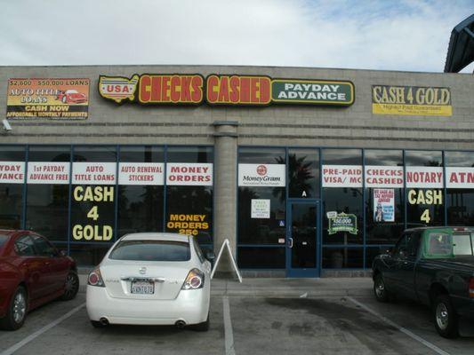 USA Checks Cashed & Payday Advance 14213 7TH STREET SUITE - A  VICTORVILLE, CA 92395