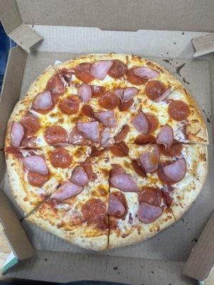 Ham and Pepperoni