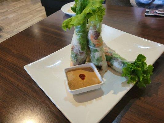 Pork and Shrimp spring rolls