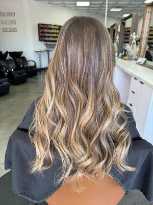 Partial highlights and blow out