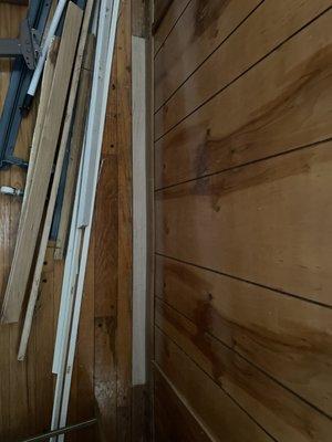 Unfinished hardwood