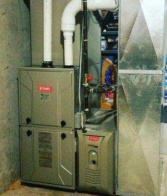 Bryant Evolution Furnace and Air Conditioning System.