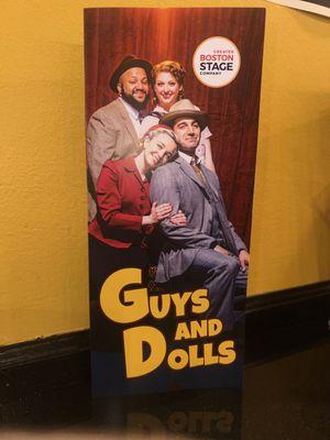 Guys and dolls at greater Boston stage Company!