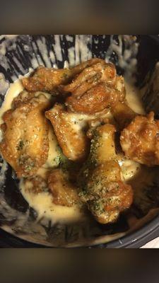 Garlic Parmesan wings