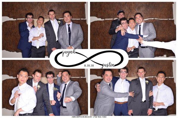 Top notch quality to capture the fine fellas of the wedding