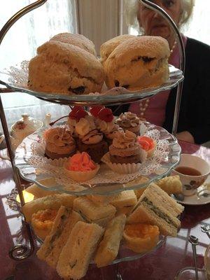 Out of this world scones, desserts, and tea sandwiches