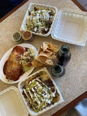 Wet Carne Asada Burrito & Carne asada Fries