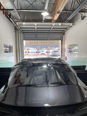 Tesla me back rear window complete