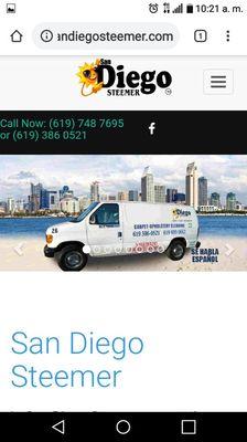 Quality service of carpet care in San Diego.