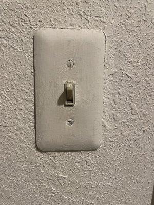 Dirty main light switch