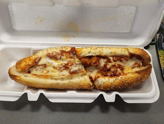 Chicken parm hero