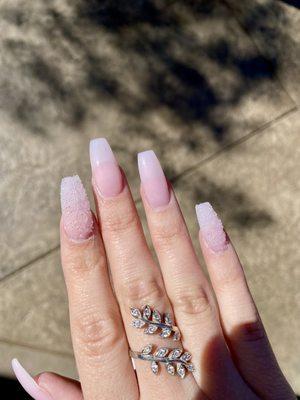 Full set acrylic nails