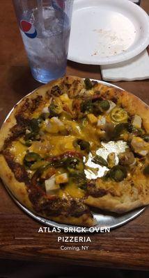 Southwest Chicken Pizza