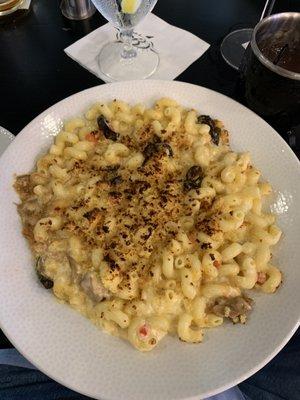 My pulled pork Mac and Cheese