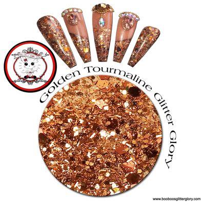 11 Golden Tourmaline Glitter Glory, is a Brownish-golden & copper glitter mix to resemble a Golden Tourmaline 4 Nov.