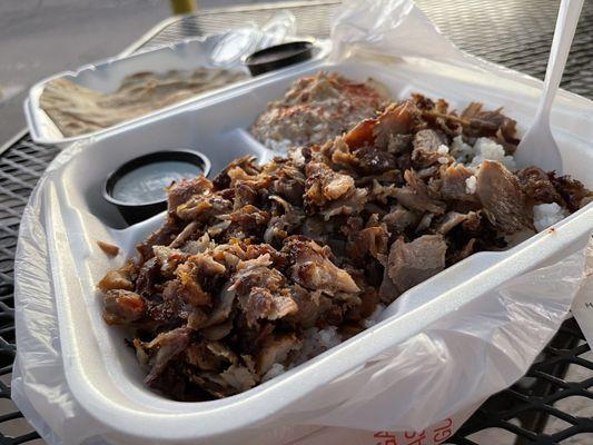 2. Pork Shawarma Plate