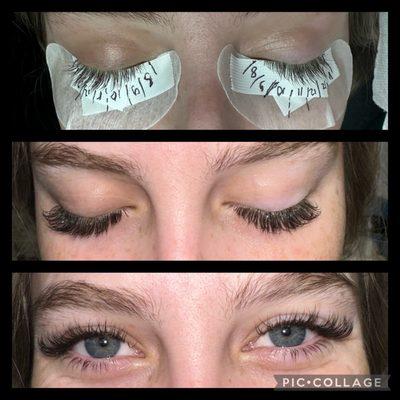 Volume lashes