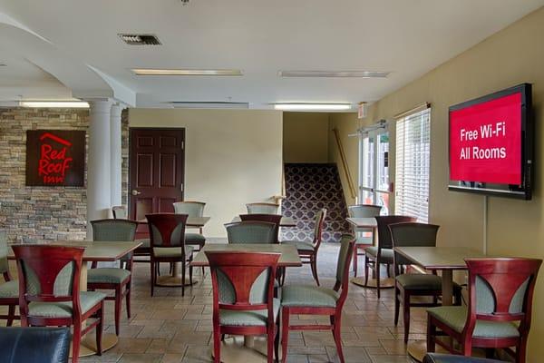 Continental Breakfast at the Red Roof Inn