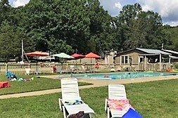 Pool area to relax, feel the warm sunshine and possibly read a good book or cool off in the water.