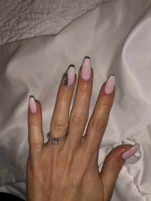 Wedding nails!!! Ombré acrylic