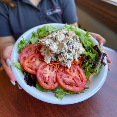 Our Chicken Salad Salad is just filling enough to get you through the rest of your work day and not weigh you down