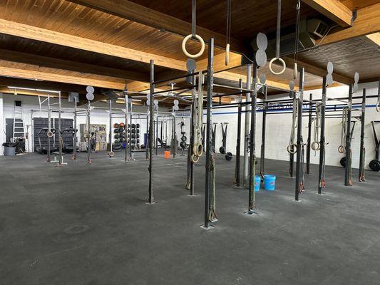 CrossFit gym workout area