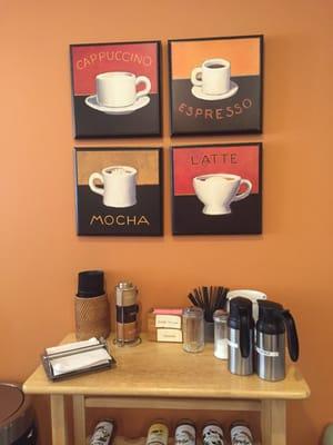 Coffee accessory station