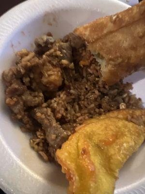 Beef and Shrimp Fried Rice,6. Crab Rangoon and Shrimp Egg Rolls