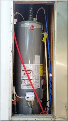 New Water Heater Installed