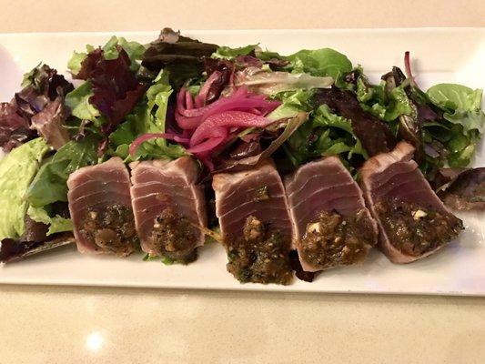 Seared ahi salad