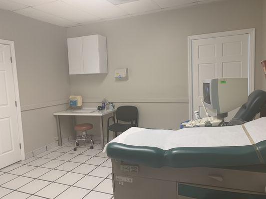 Sonogram & Surgical area.