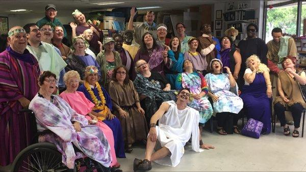 9Muses Art Center's Toga Party to honor the 9Muses of Creative Inspiration and 20 years of wellness.