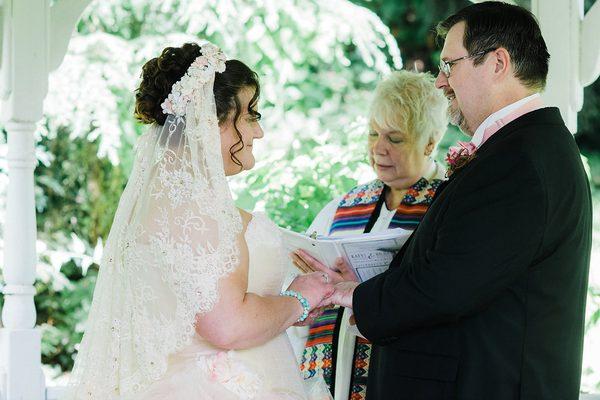 Intimate wedding at the Historical McLean House