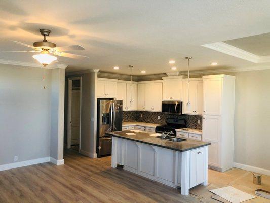 Interior of a new Silvercrest Bradford Series Manufactured Home