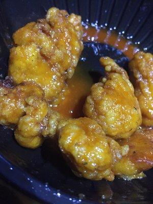 Blazin' Hot Buffalo Boneless nuggets... uh, I mean "wings"