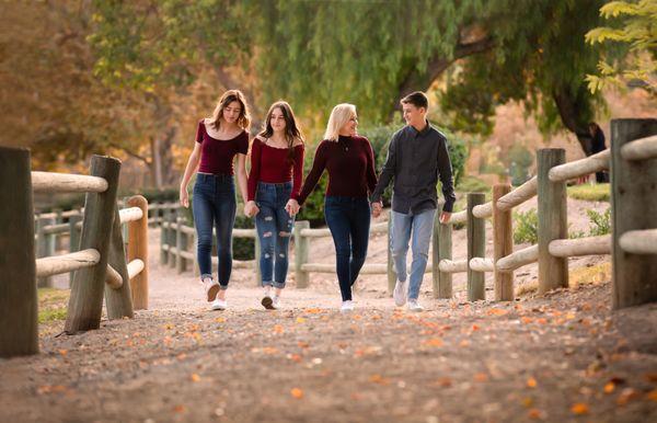 Family session in west covina