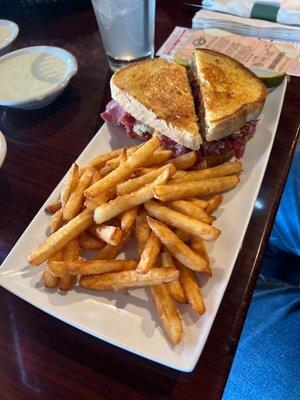 Ruben with fries