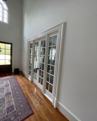 White door and trim