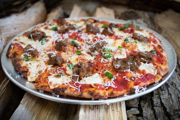 Hand-Crafted Meatball Mozzarella Pizza