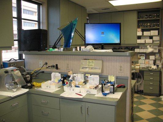 Our office has an in house lab and therefore we have a lot more control over the laboratory procedures and accuracy.