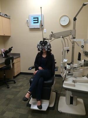 Clean, spacious exam room