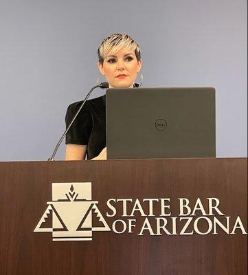 Attorney Hillary Walsh in State Bar of Arizona.