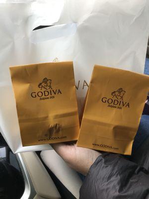 Treats from Godiva Chocolatiers