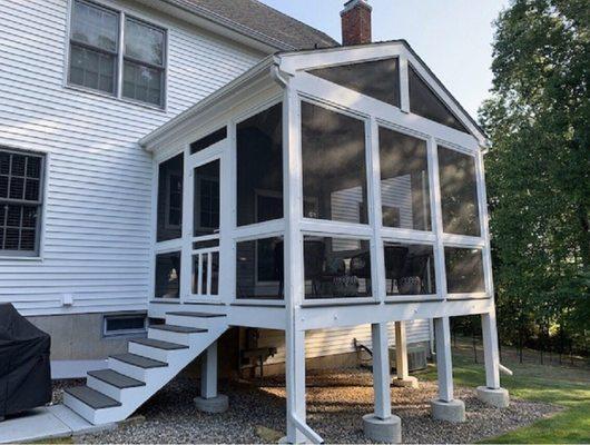 Insect screen material. Screened porch.