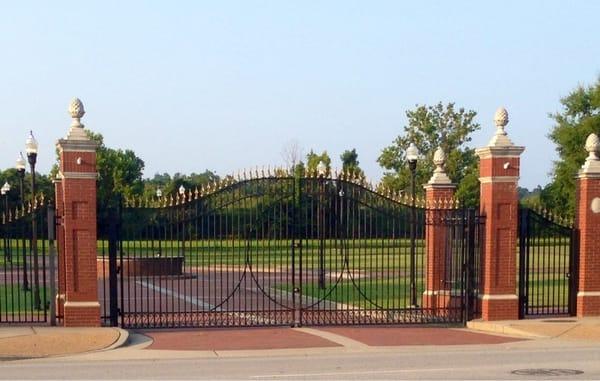 Gates to the botanical garden